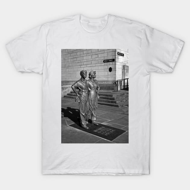 Women of Steel in Mono T-Shirt by galpinimages